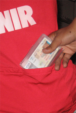 Bikers Waterproof Wallet and Jersey Stash