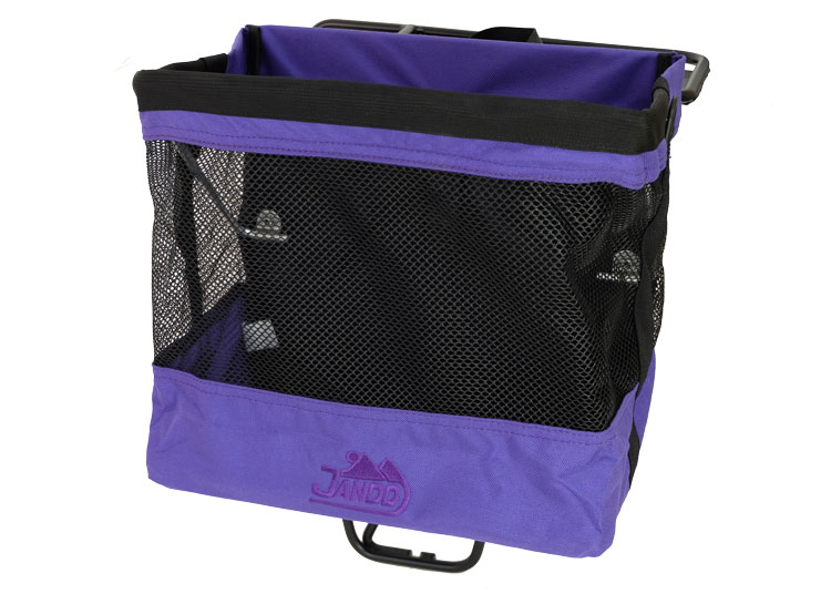 Grocery Bag Pannier Purple