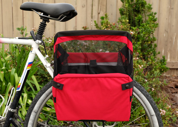 Grocery Bag Pannier Folded