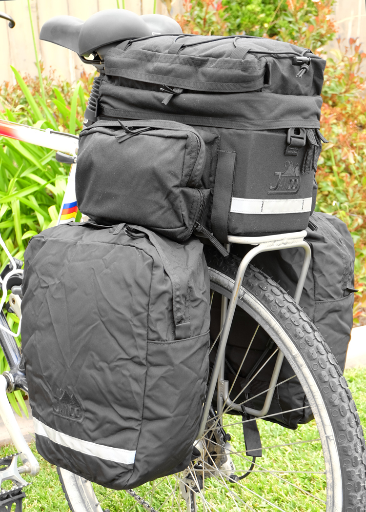 Rear Rack Pack II w Panniers