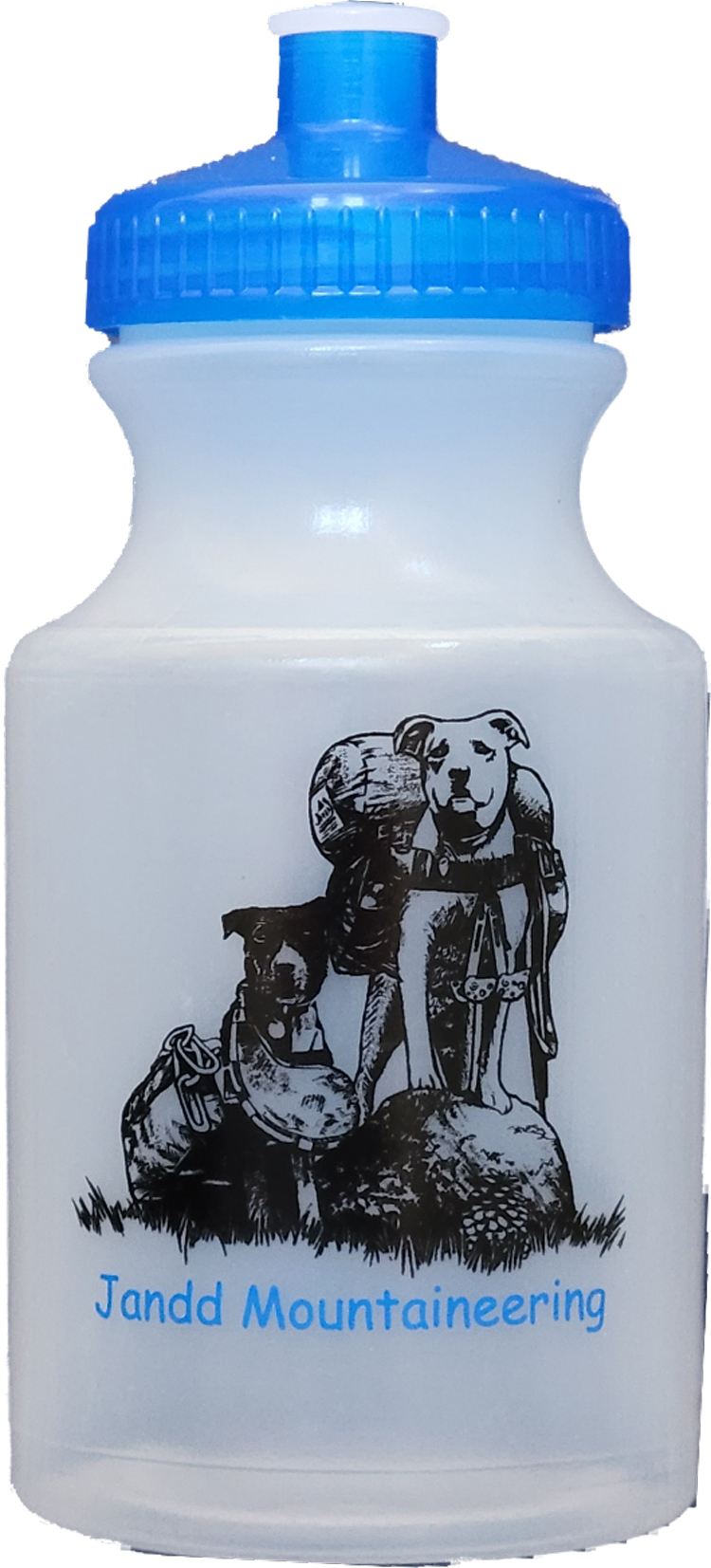 Kids Bike Water Bottle with Dogs Front